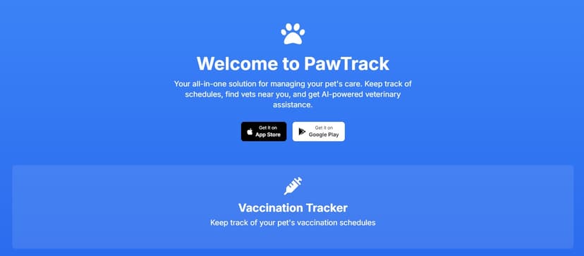 PawTrack App